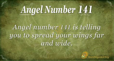 Angel Number 141 Meaning: Your Dreams are Valid - SunSigns.Org