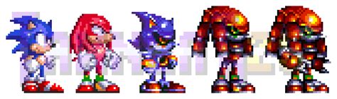 Sonic 3 Styled Metal Knuckles by TannerTW25 on DeviantArt