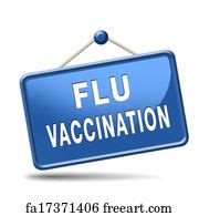 Free art print of Flu shot illustration. Flu germ black with red target on white illustration ...