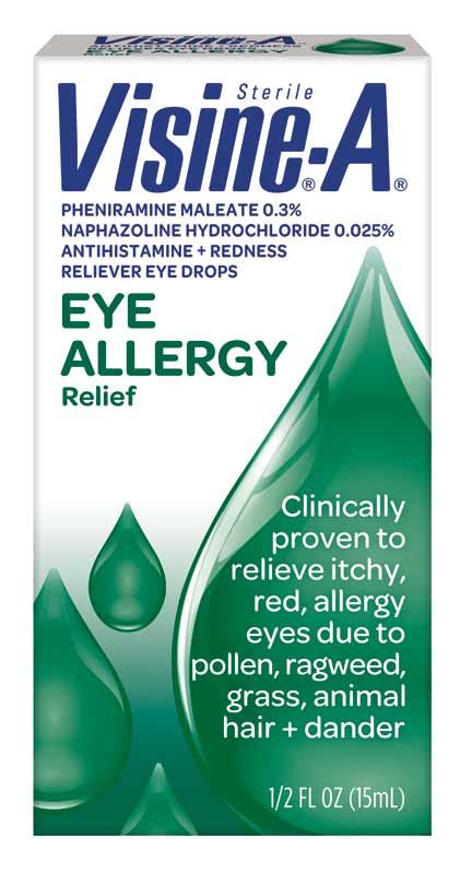 Amazon.com: Visine -A Eye Allergy Relief, Antihistamine & Redness ...