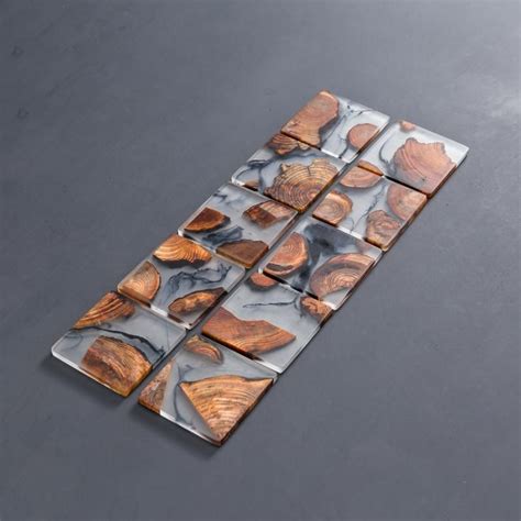 This Wood Style Coaster is a unique collection of coasters that will add elegance to your home ...