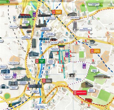 Kuala Lumpur Attractions Map