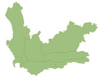 Map of Western Cape - Western Cape map, South Africa