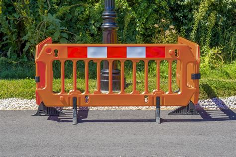 Pedestrian Safety Barricades Plastic & Metal - Bulk Pricing!