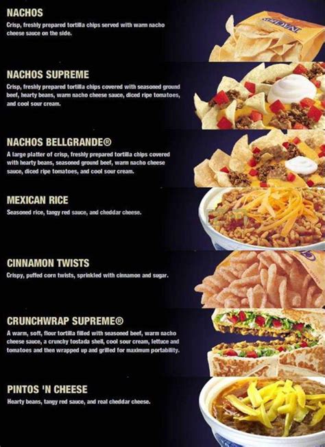 Menu of Taco Bell in Oregon City, OR 97045