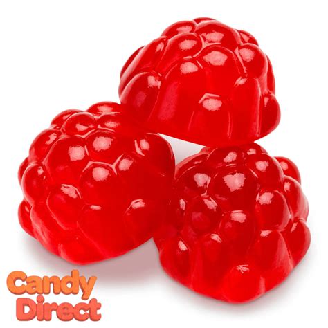 Red Gummy Raspberries - 5lb – CandyDirect.com