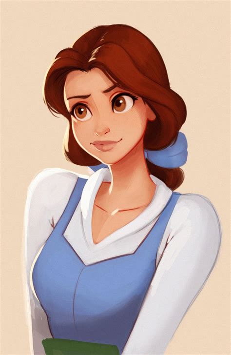 Princesses Fanarts | Belle disney, Disney cartoons, Beauty and the beast