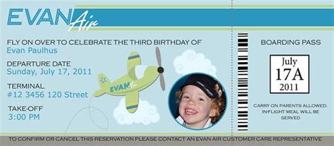 boarding pass birthday invitations wording – FREE Printable Birthday Invitation Templates – Bagvania