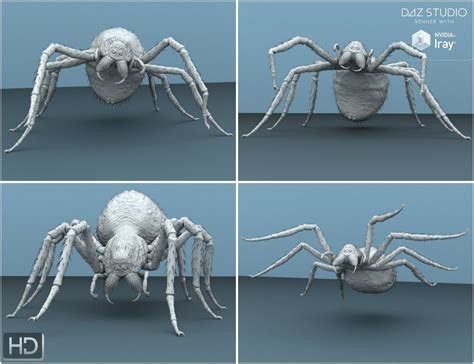 Giant Monster Spider Pose Pack | 3D Models and 3D Software by Daz 3D