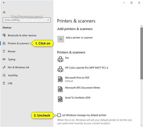 How to Set a Default Printer in Windows 10 | Tutorials