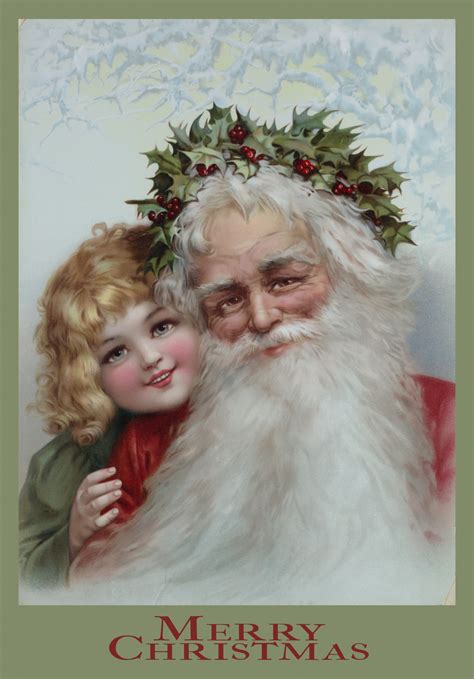 Christmas Santa Poster Remix Free Stock Photo - Public Domain Pictures