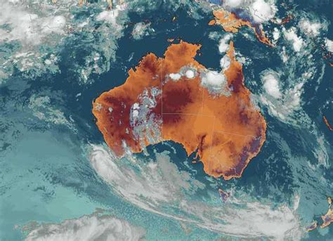 Cyclone Weather Map Australia