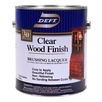Buy the Deft 01701 Wood Finish - Deft Clear Brushing Lacquer - Satin ...