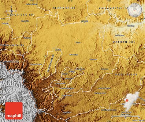 Physical Map of ESTCOURT (O)