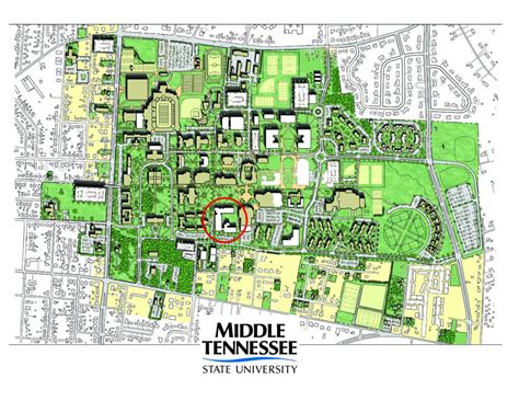 MTSU Science Building on Campus Planning Map – MTSU News