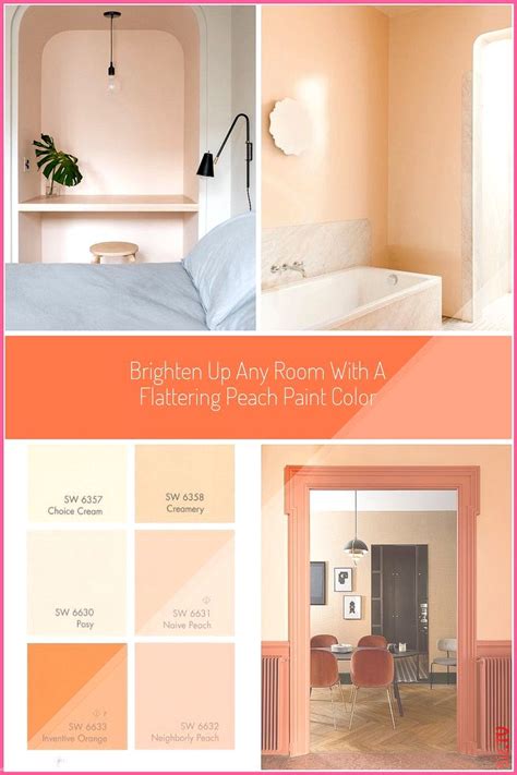 Brighten Up Any Room With A Flattering Peach Paint Color WOW 1 DAY Painting peach paint Brighten ...