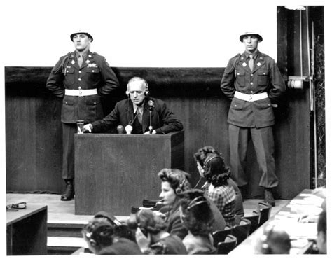 Joachim von Ribbentrop on the Witness Stand, IMT, Nuremberg Germany ...