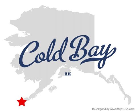 Map of Cold Bay, AK, Alaska