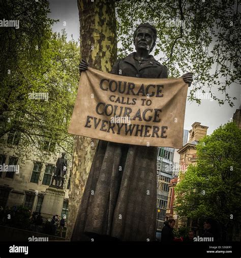 Millicent Fawcett statue, Parliament square Stock Photo - Alamy