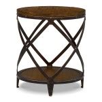 Round Rustic End Table | Coffee Table Design Ideas
