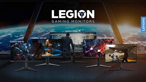 Lenovo Updates Legion Gaming Monitor Line-Up for 2021