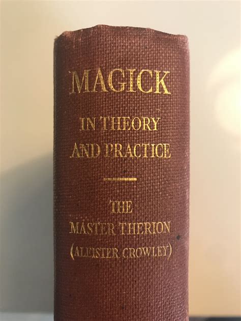 Sold Price: ALEISTER CROWLEY - Magick in Theory and Practice, 1929 First edition - Invalid date AWST