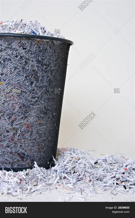 Shredded Paper Basket Image & Photo (Free Trial) | Bigstock