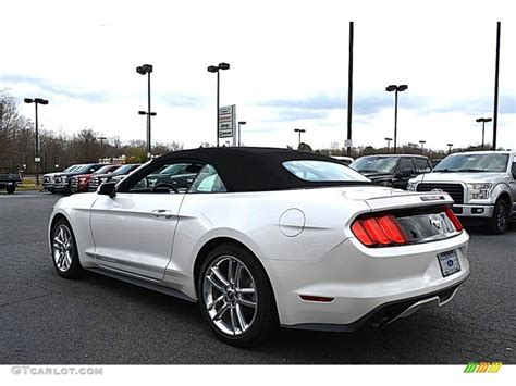 2017 White Platinum Ford Mustang EcoBoost Premium Convertible #119111692 Photo #21 | GTCarLot ...