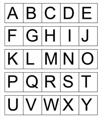 Free Printable Alphabet Letter - 10+ Free PDF, JPEG Format Download | Free printable alphabet ...