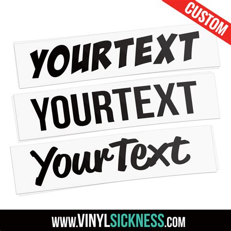 Custom Vinyl Number Stickers | Arts - Arts