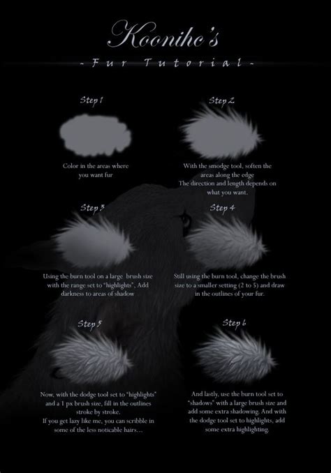 Fur Tutorial by Koonihc on deviantART | Fur tutorial, Digital painting tutorials, Painting tutorial