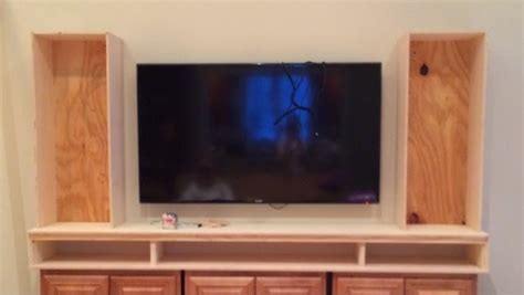 Downright Simple: DIY TV Built In / Wall Unit