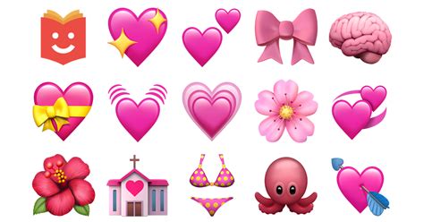 🎀 Color rosa Colección Emoji — Copiar y Pegar