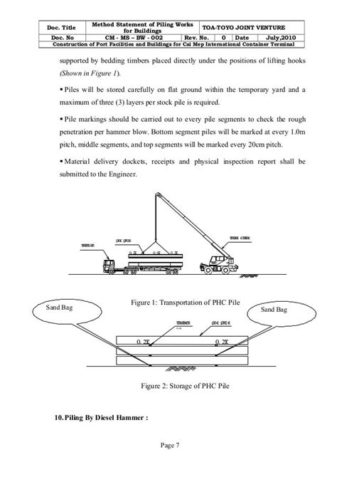 Piling work method statement cm- ms- bw - 002