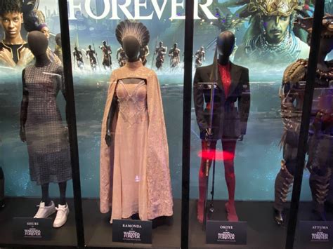 ‘Black Panther: Wakanda Forever’ Costume Display Comes to Avengers Campus in Disney California ...