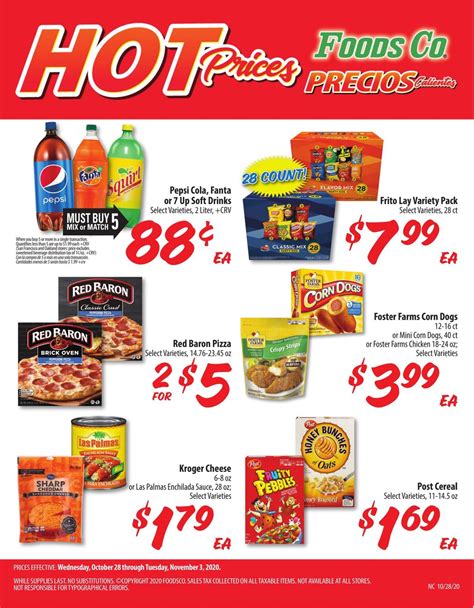 Foods Co. Current weekly ad 10/28 - 11/03/2020 [2] - frequent-ads.com