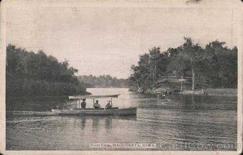 River View Maquoketa, IA Postcard