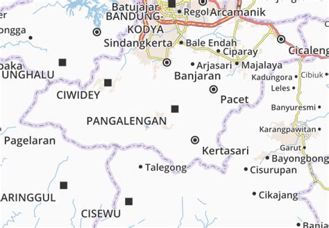 MICHELIN Pangalengan map - ViaMichelin