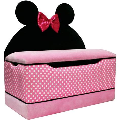 Disney Minnie Mouse Large Toy Box, big girl room- I want onefor baby ...