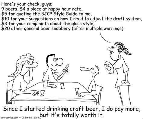 Beer comics: Craft beer is more expensive