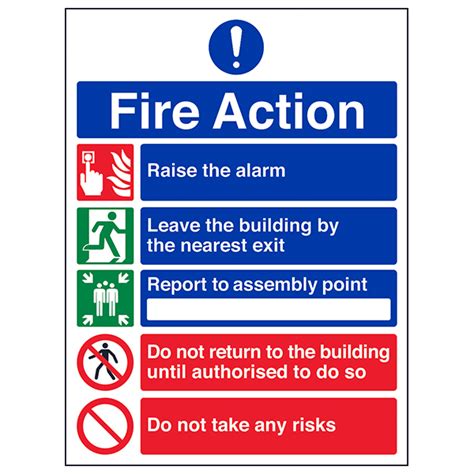 Fire Action Notices | Fire Action Notice | Safety Signs | Safety Signs ...