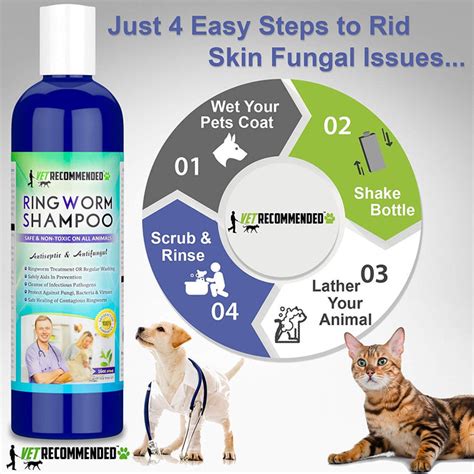 Medicated Dog Shampoo for Ringworm - 16oz/473ml — Vet Recommended