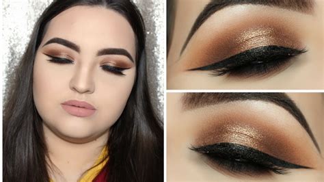 Insanely Easy Gold Halo Eye | Perfect for any occasion 💁‍♀️ - YouTube