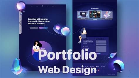 Portfolio Website Design by Designer Digger on Dribbble