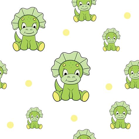 Cute Baby Dinosaur Seamless Pattern,Wallpaper,Textile,Fabric 27245596 PNG