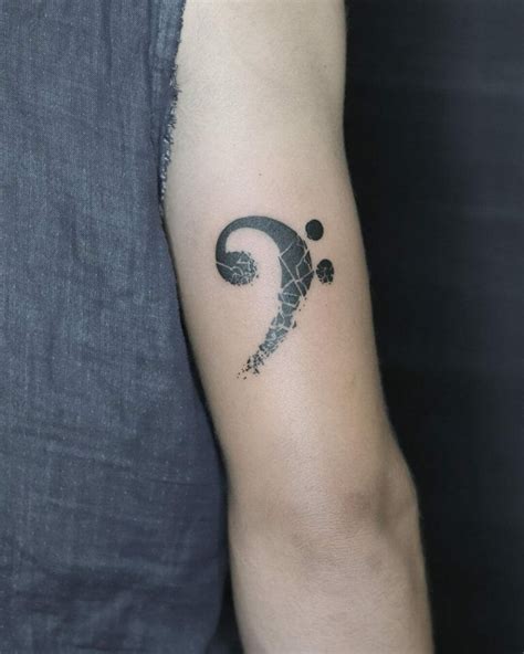 101 Best Bass Clef Tattoo Ideas You'll Have To See To Believe!