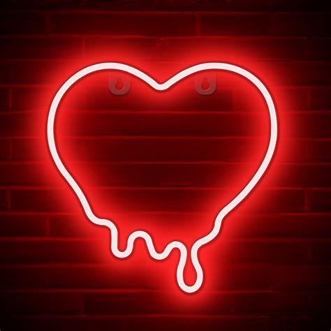 Melting Heart Neon Sign | atelier-yuwa.ciao.jp