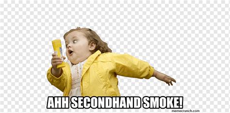 Meme Girlfriend Running Scared, hands smoke, child, toddler, infant png ...