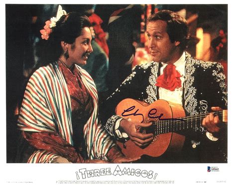 Chevy Chase Signed "Three Amigos" 11x14 Reprint Lobby Card (Beckett COA) | Pristine Auction