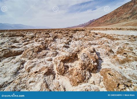 Detail of Rocky Salt Formations in Death Valley Salt Flats Stock Image - Image of california ...